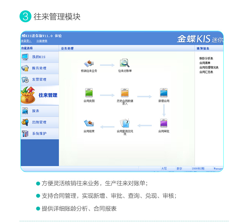 金蝶KIS迷你版V12.0 小企業財務管理的得力助手